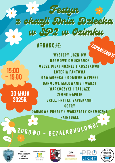 Festyn z okazji Dnia Dziecka w SP2